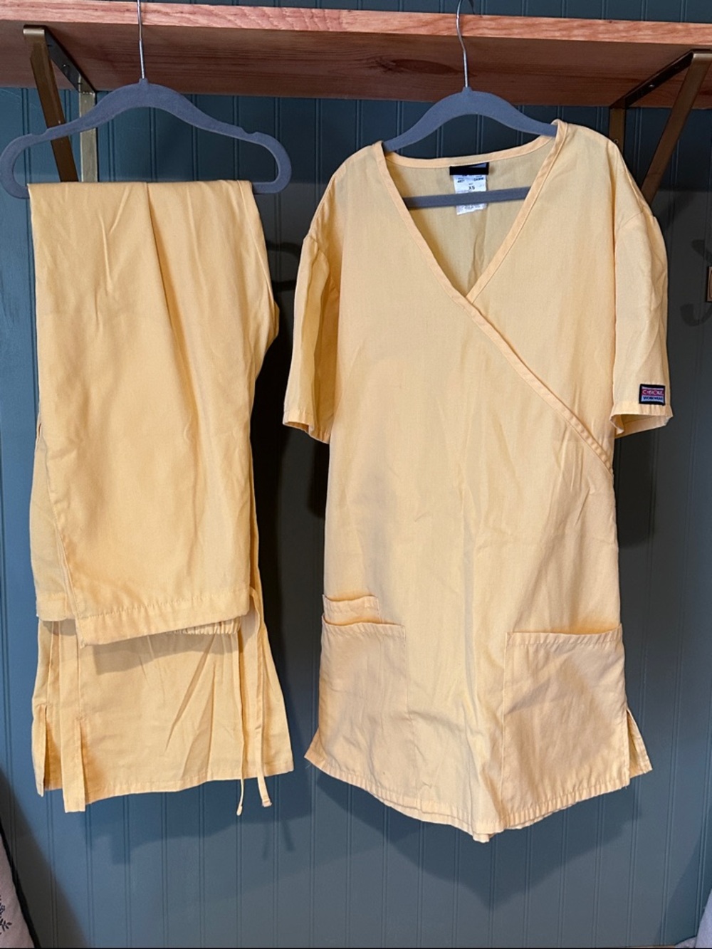 Cherokee Women’s Flare Leg Scrub Set